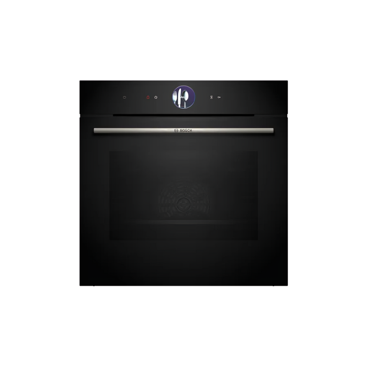 SERIES 8 BUILT IN OVEN BLACK SELF CLEANING AND TFT DISPLAY BOSCH HBG7764B1